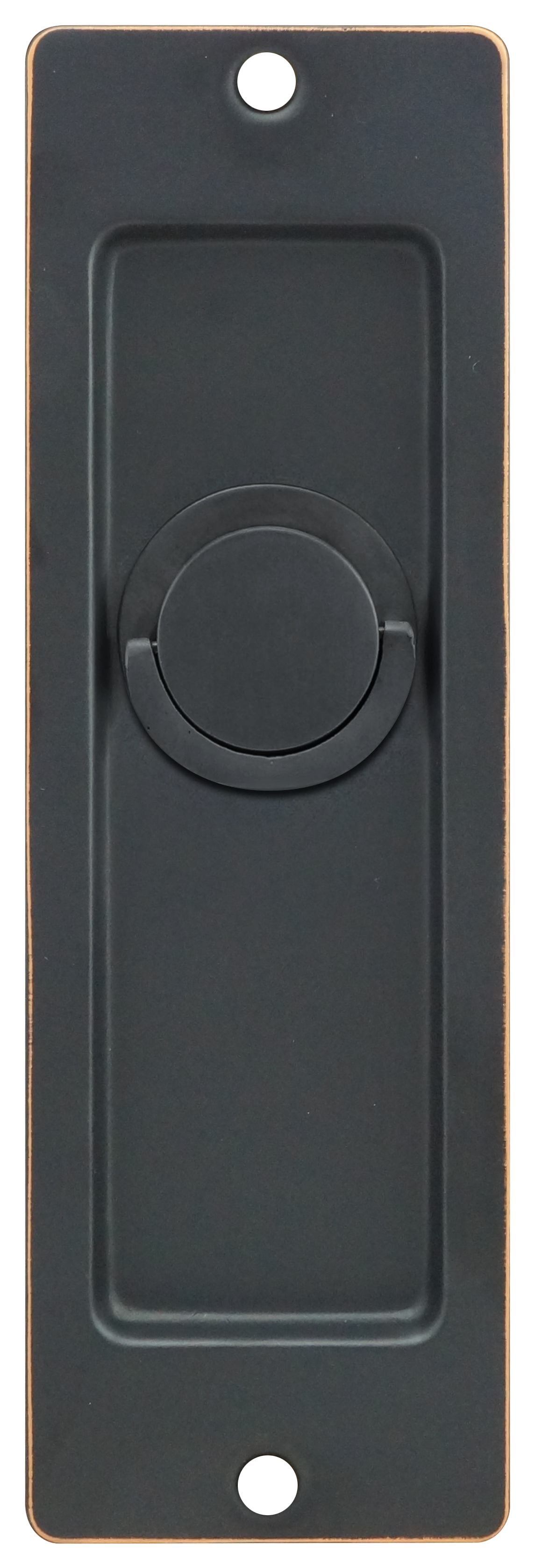 Polished Brass Unison Hardware INOX FH23DP-3 Pocket Door Dummy Trim